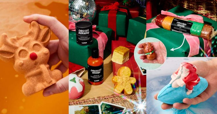 LUSH史上最澎湃2026聖誕系列！經典雪天使回歸＋36款限定新品登場「脆脆薑餅人汽泡彈、小布丁沐浴果凍」必買！