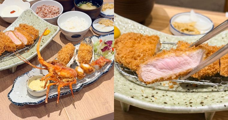 勝勢豬排開賣奢華雙人套餐！「酥炸軟殼龍蝦+粉紅豬排+廣島牡蠣」超罪惡、只有這間店點得到！