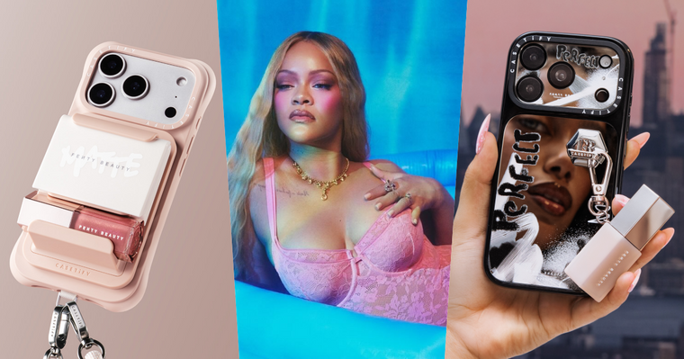 這聯名太懂女孩了！CASETiFY聯手蕾哈娜Fenty Beauty！「鏡面手機殼、收納支架」補妝自拍都方便！