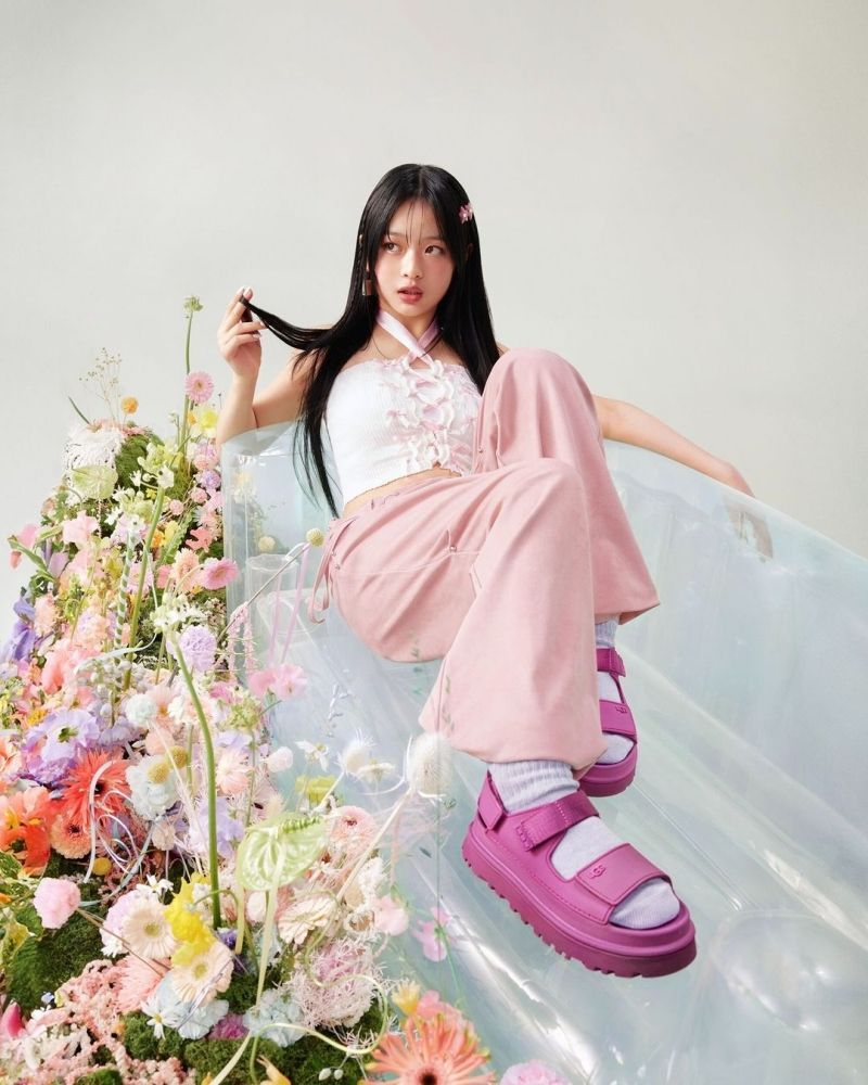 NewJeans Hanni代言「UGG厚底涼鞋」只有這裡獨賣，穿起來真的腿超細！-1