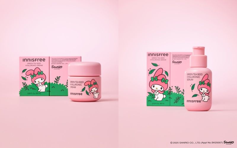 台灣也能買得到！張員瑛最愛INNISFREE綠茶籽精華、A醇安瓶化身超萌「美樂蒂」包裝，開賣時間快記下來！-15