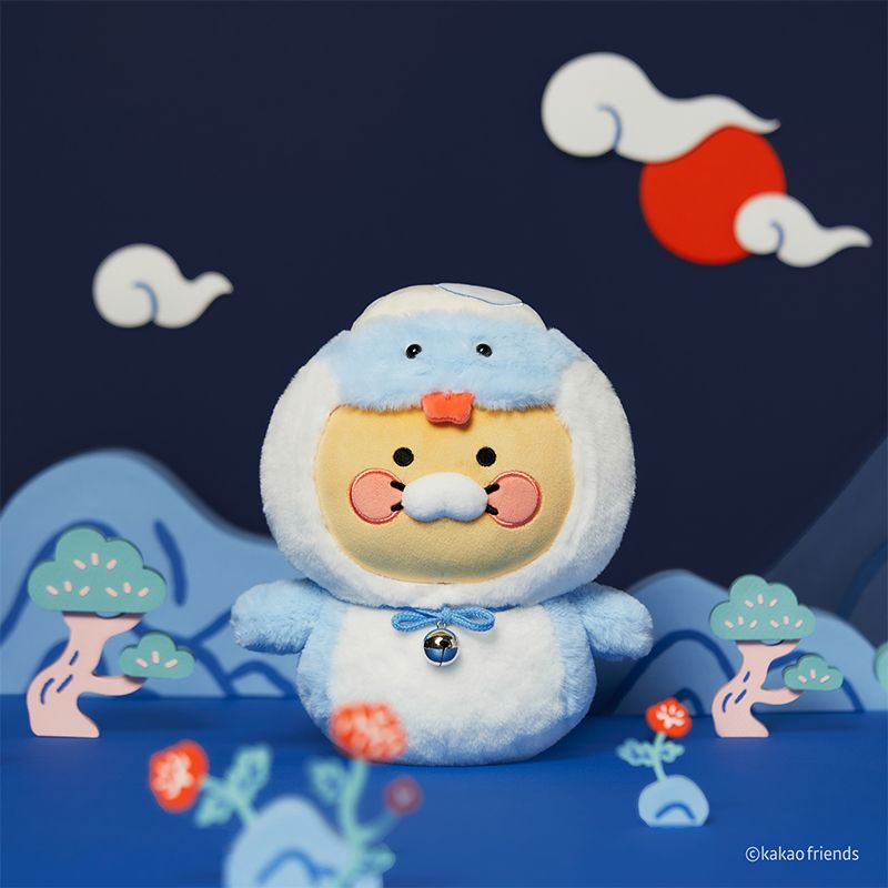 2025蛇年限定Kakao Friends變裝玩偶開賣！藍蛇春植玩偶、開運燈籠萊恩公仔全都好欠買！-5