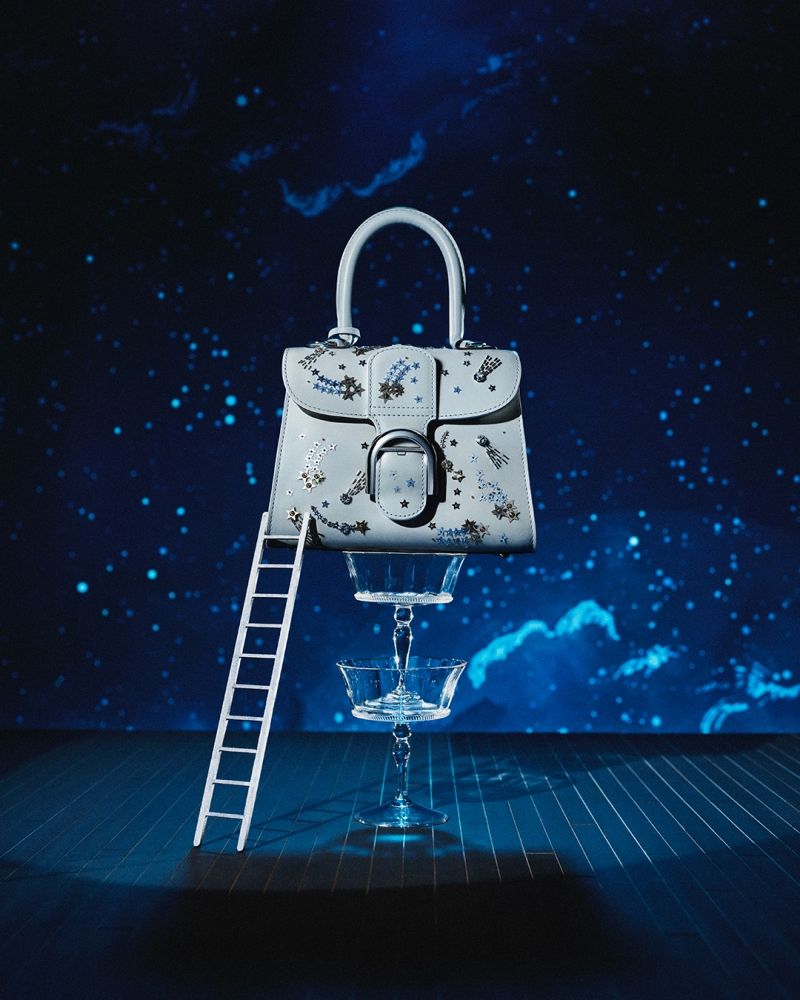 聖誕節許願禮物！Delvaux史上最夢幻系列「星空雲朵藍」梯形包、盒子包美到發瘋！-1