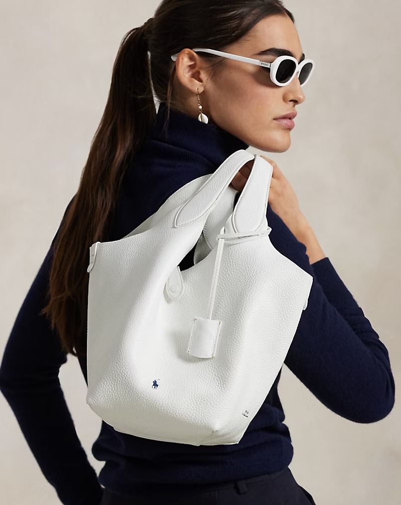 Ralph Lauren新款托特包瘋搶！定價一萬多、根本平替版「菜籃子」連Sana都揹了！-7