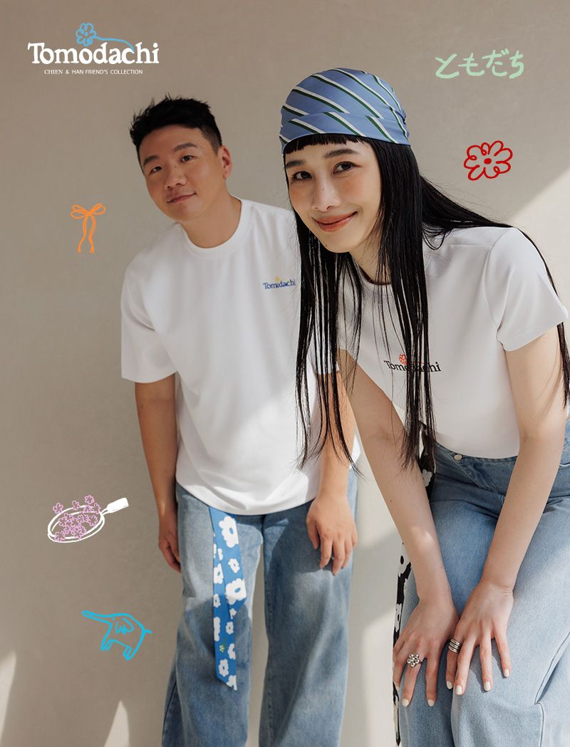 PAZZO再出手！YouTuber千千、阿翰夢幻聯動！男女共穿「襯衫、T恤、牛仔褲」太好買！-4