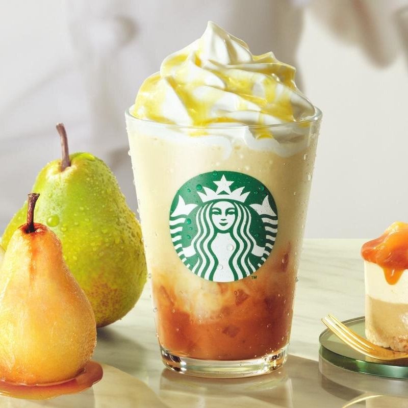 2025秋季日本星巴克必喝5大飲品推薦！「西洋梨焦糖星冰樂」日妞都搶喝、這杯限定拿鐵沒喝會後悔！-6