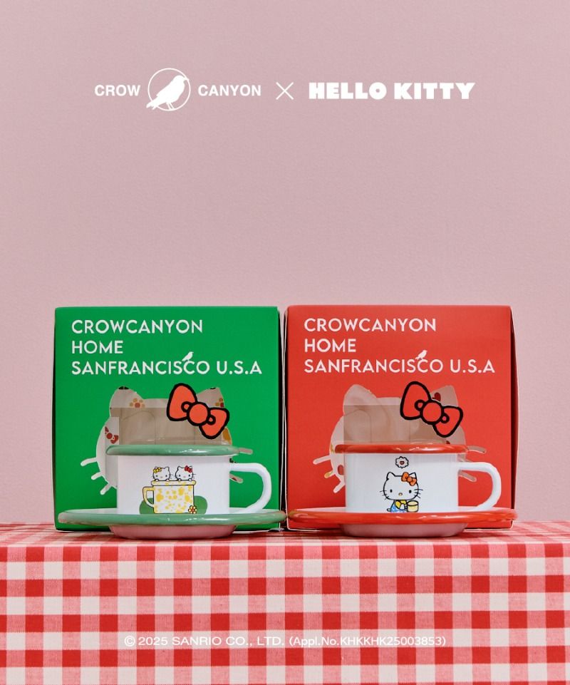可愛發瘋！韓國開賣Hello Kitty聯名餐具、「呆萌Kitty磁鐵+馬克杯&奶油黃盤子」韓妞都在搶！-5