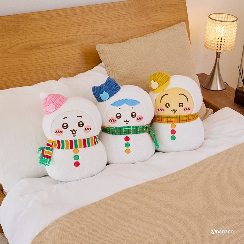 日妞社群暴動！超可愛「雪人吉伊卡哇一番賞」小八雪人玩偶、那孩子抱枕、奧德小夜燈這天軟萌開賣！-8