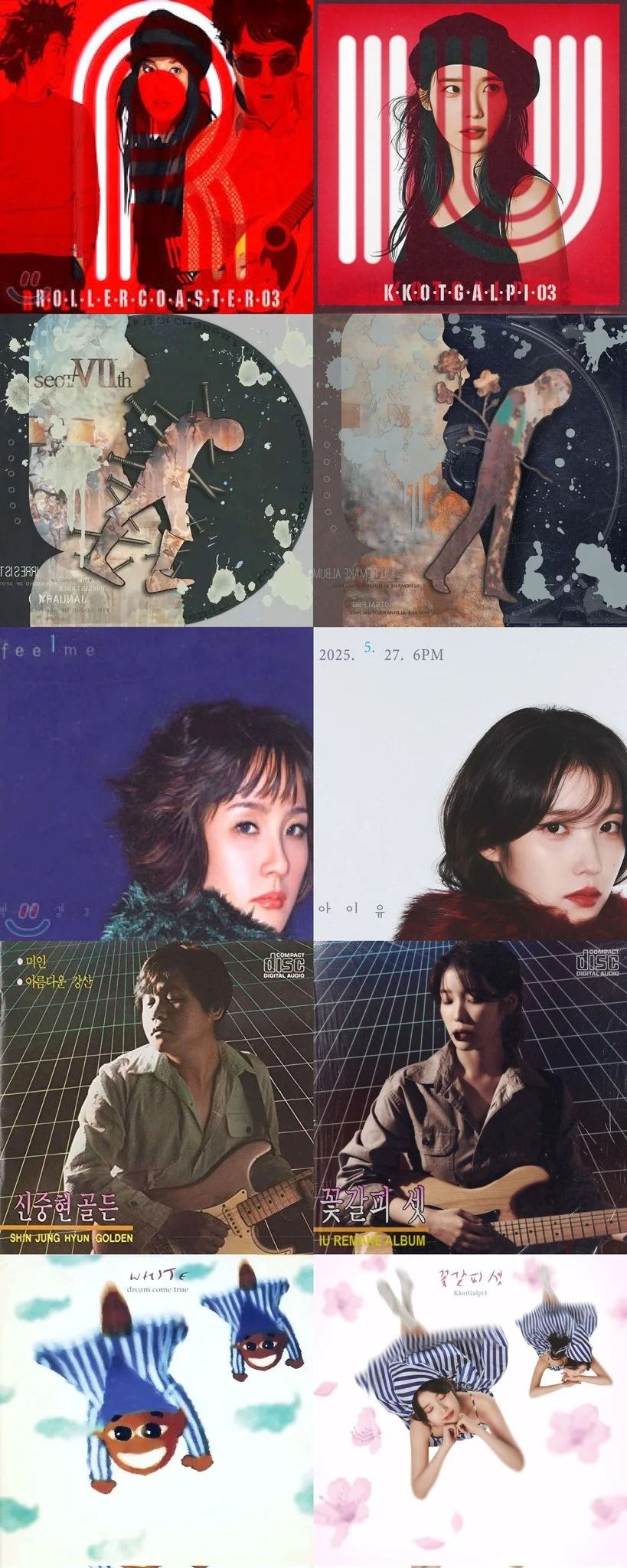 IU攜翻唱專輯《花書籤3》5月27日回歸！睽違8年再現經典，概念照完全復刻原唱專輯封面掀熱議！-5