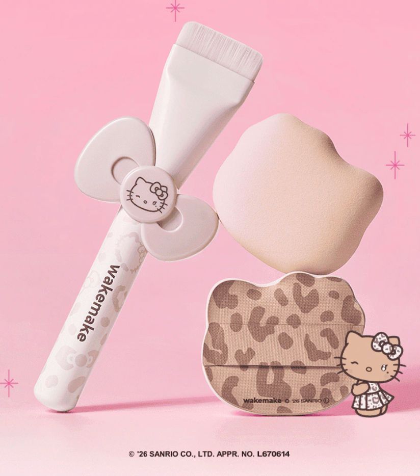 WAKEMAKE又來搶錢！二度攜手三麗鷗打造「Hello Kitty平成辣妹」聯名，曬黑Kitty＋豹紋，開賣秒搶空！-17