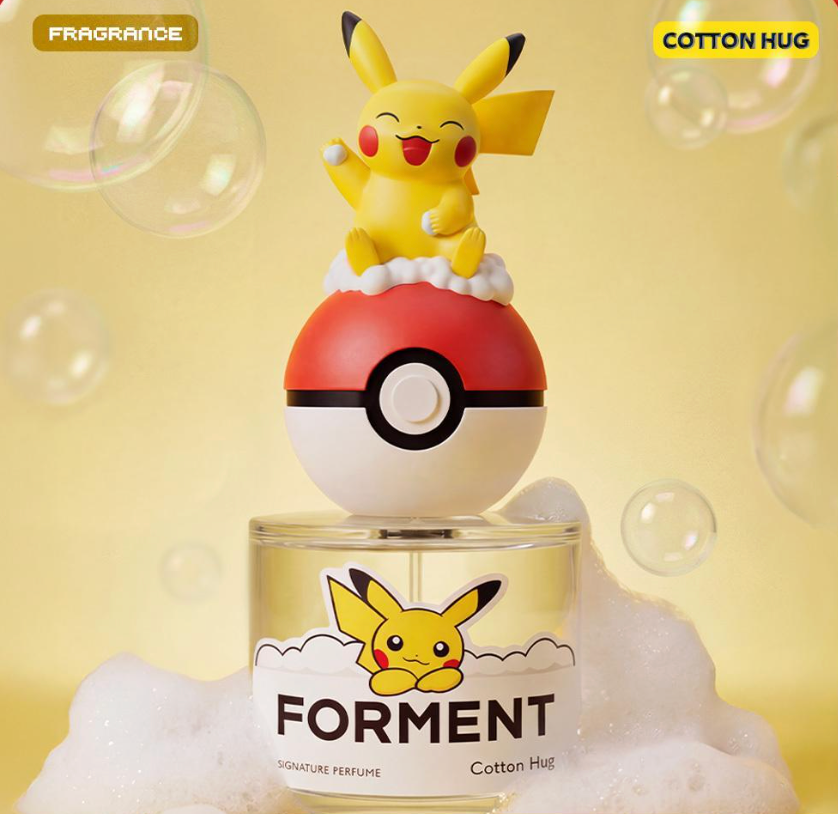 就決定是你了！韓國FORMENT攜手寶可夢，招牌寶寶香換上皮卡丘精靈球外殼，香水變公仔、簡直可愛爆擊！-13