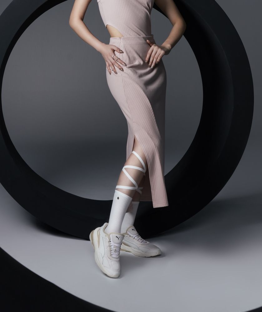 2024必買球鞋出爐！PUMA「芭蕾奶油老爹鞋」瞬間長高4公分，小隻女絕對愛爆！-7