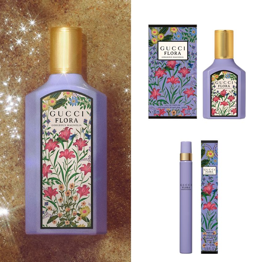 GUCCI FLORA 香水 紫色 GUCCI Flora 古馳限定薰衣草紫瓶花之舞絢麗梔子花香水– La Fée Beauty