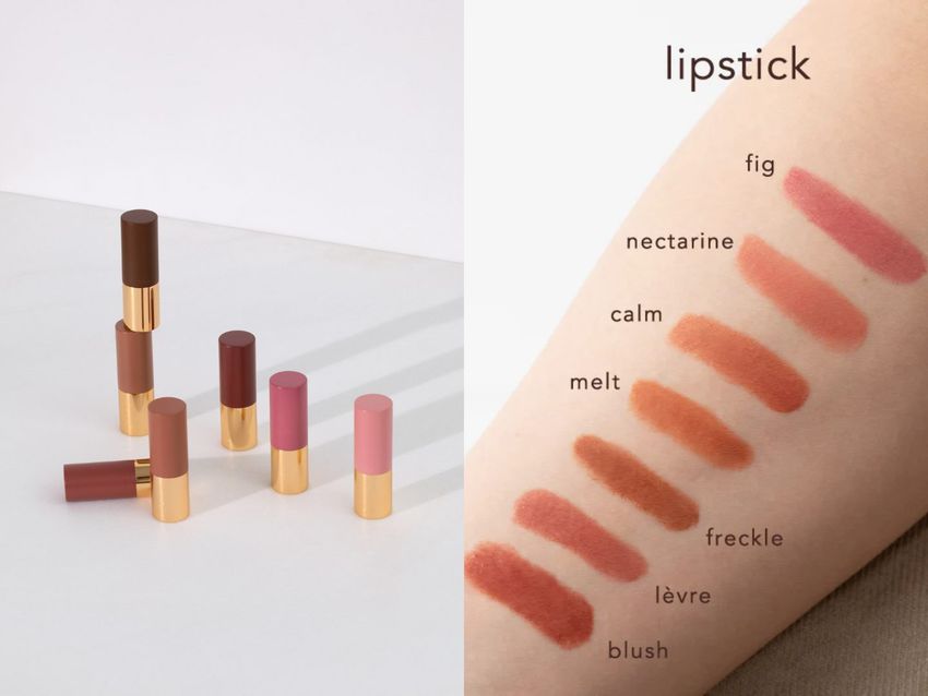 rihka lipstick calm rihka リップ nectarine fig セット ステッカー付
