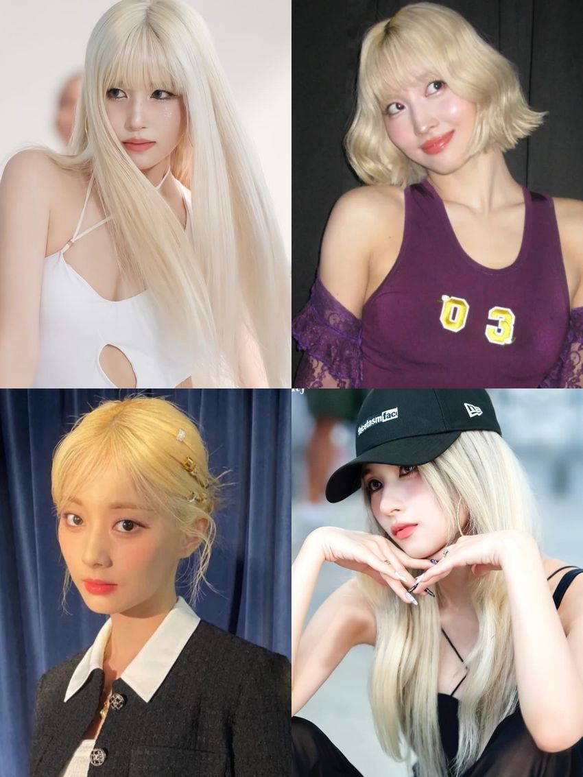 TWICE全員最美金髮色盤點！MISAMO白金髮天花板、子瑜仙女金髮，含金量超高！ ｜ POPO筆記, image size:850x1133