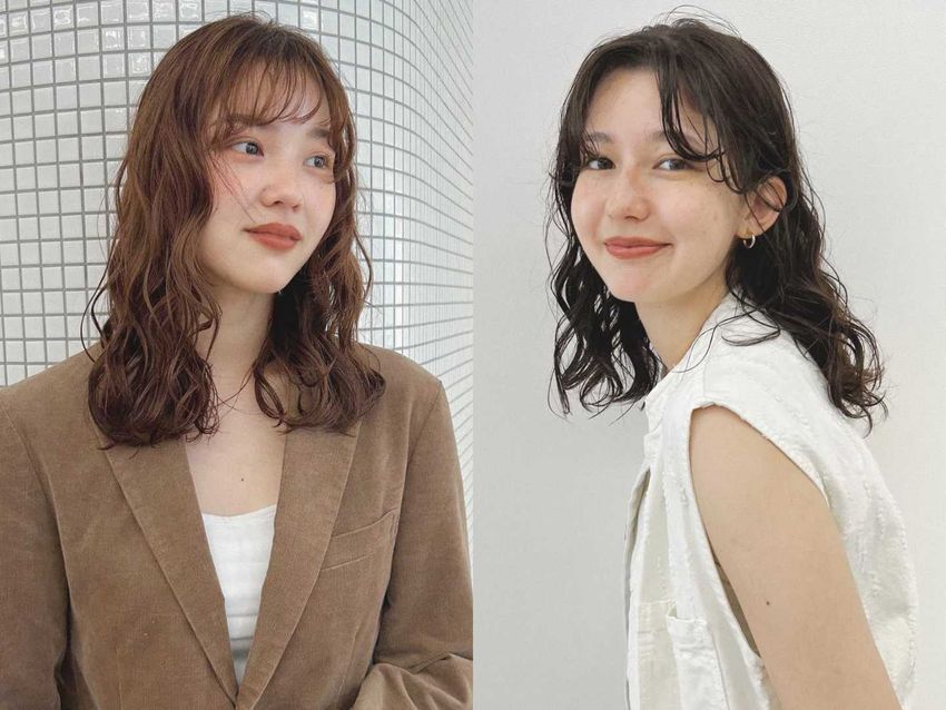 2024年末秋冬「女生小臉髮型」推薦！層次剪、魚尾燙、氣墊花苞燙...，都是日韓最受歡迎髮型範本！-5