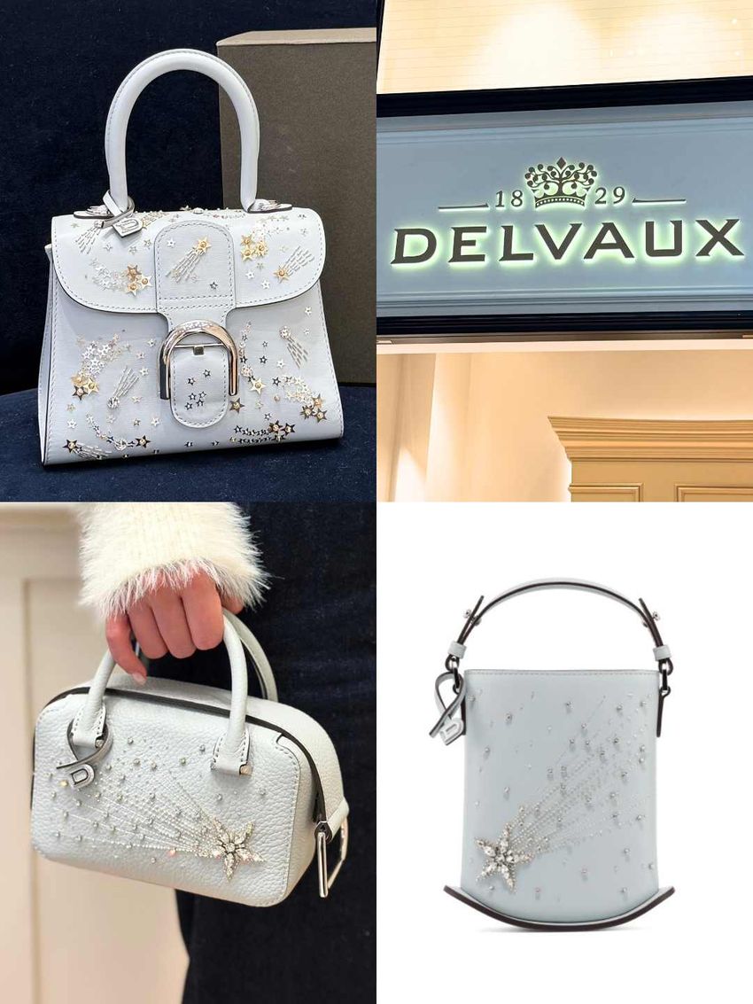 聖誕節許願禮物！Delvaux史上最夢幻系列「星空雲朵藍」梯形包、盒子包美到發瘋！ ｜ POPO筆記