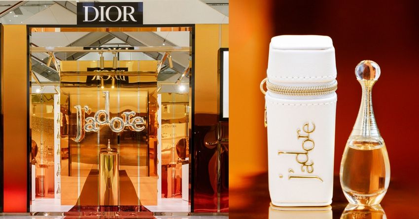 香水(女性用) Dior J'ADORE DIOR J'ADORE 2026快閃店太夢幻！「花蘊香精」金色香氛殿堂＋專屬妝容
