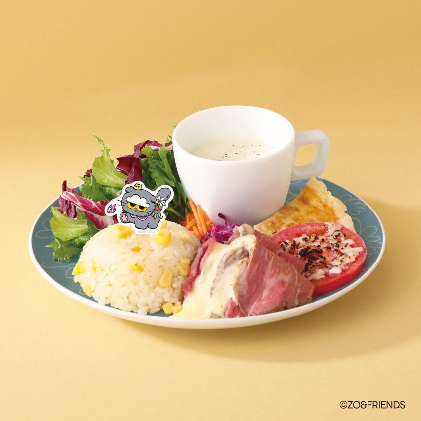 GD愛貓全球首間ZO&FRIENDS主題咖啡廳來了！「蓋被被ZOA咖喱飯、芝麻歐蕾」必點推薦一次看！-3
