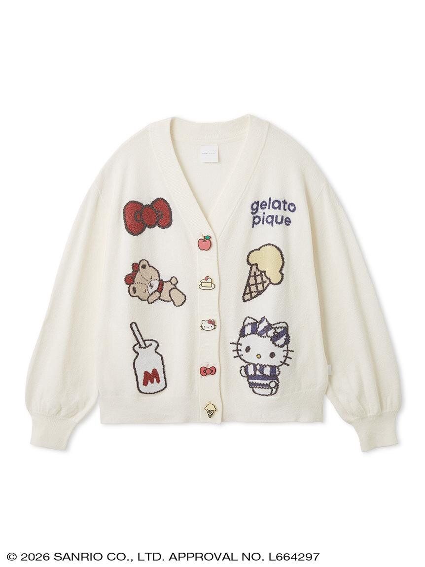 日牌居家服Gelato Pique首次聯名三麗鷗！Kitty、大耳狗「軟綿綿小臉」吊飾、睡衣可愛瘋掉！-8