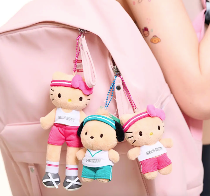 韓國開賣「跑步系列」三麗鷗周邊！「運動服大耳狗&布丁狗玩偶」可愛爆炸、長腿Hello Kitty鑰匙圈同步登場！-2