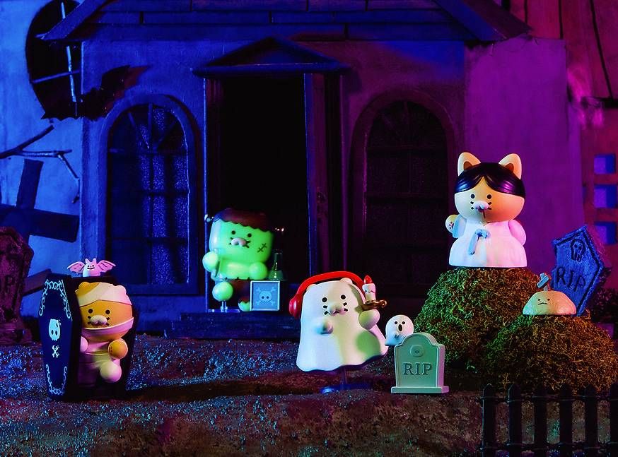Kakao Friends鬼月限定「恐怖貓咪」系列開賣！「夜光骷髏春植吊飾、吸血鬼春植抱枕」全都太想要！-14