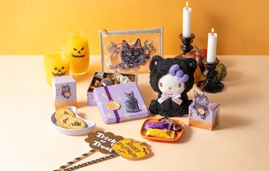 2024萬聖節限定！GODIVA推超Q「黑貓巧克力禮盒」、買就送限量黑貓Hello Kitty玩偶！-1