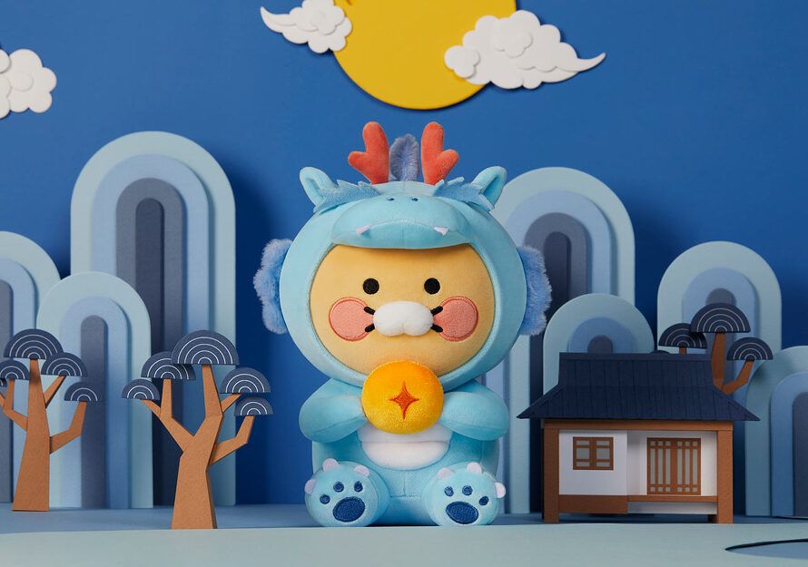 2024 Kakao Friends金龍年系列登場！春植萊恩化身小恐龍玩偶、吊飾可愛到全想帶回家！-3