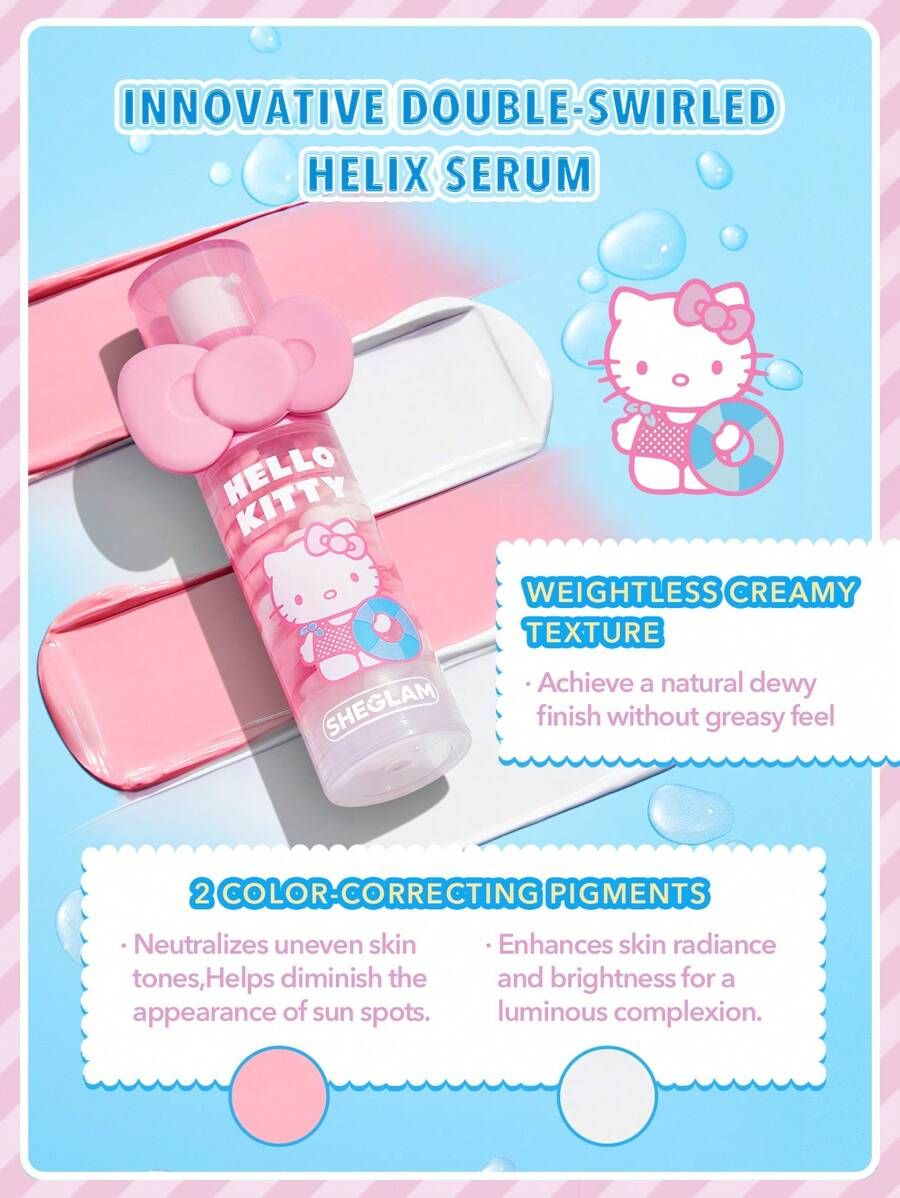  SHEGLAM x HELLO KITTY夏季海灘聯名彩妝！游泳圈凱蒂貓腮紅泥、鑰匙圈唇釉...，太可愛！-17