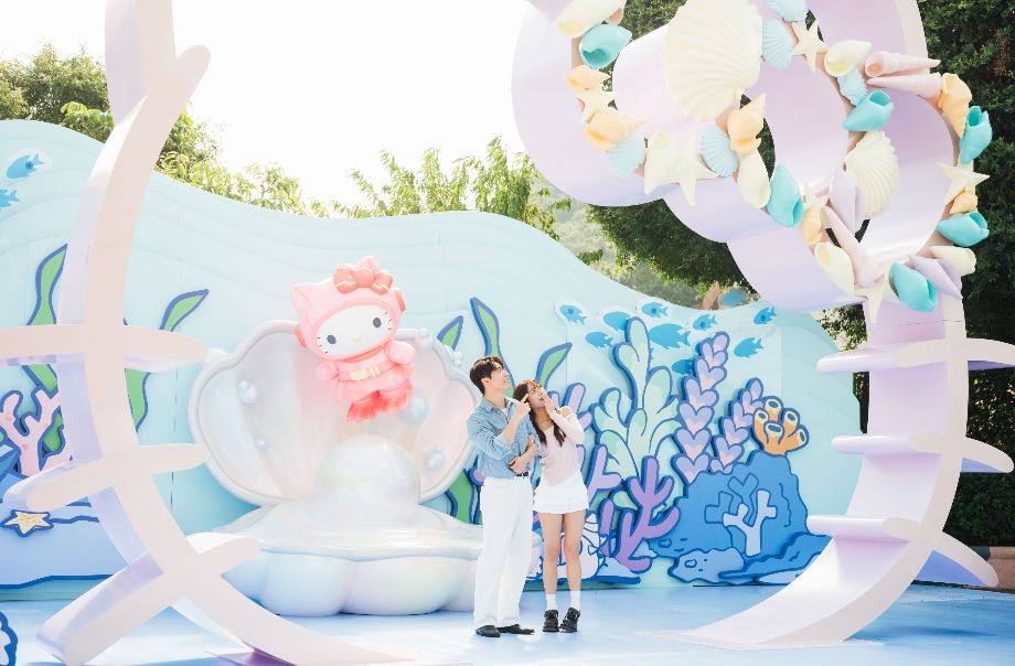 香港海洋公園跟三麗鷗聯名了！超可愛「巨大Hello Kitty貝殼珍珠」必拍、還有限定布丁狗玩偶要買！-17