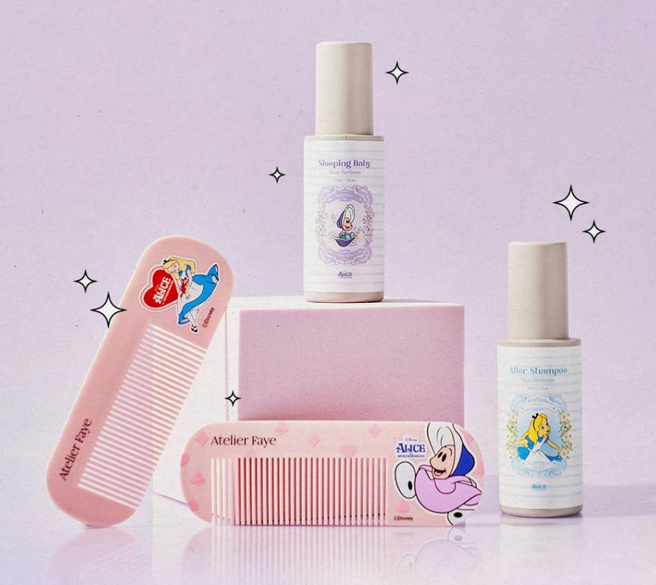 年末必收藏《愛麗絲夢遊仙境》聯名香氛！韓國小眾「水配方香水、髮香噴霧」柴郡貓、牡蠣寶寶瓶身超夢幻，持香度媲美香精！-10