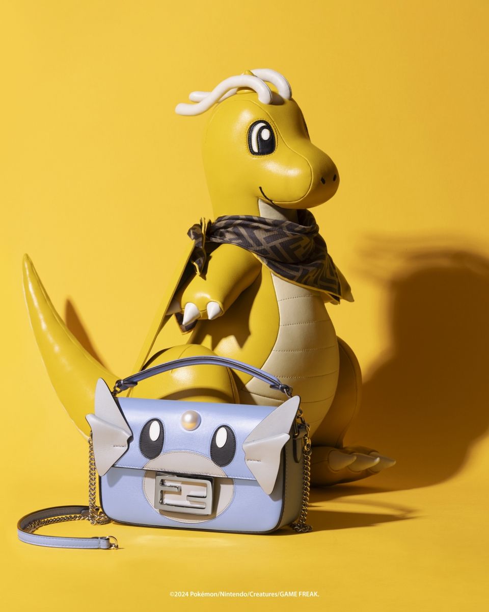 寶可夢粉絲快衝！FENDI x 藤原浩「龍年特別版」快龍、迷你龍經典法棍包超Q！-7