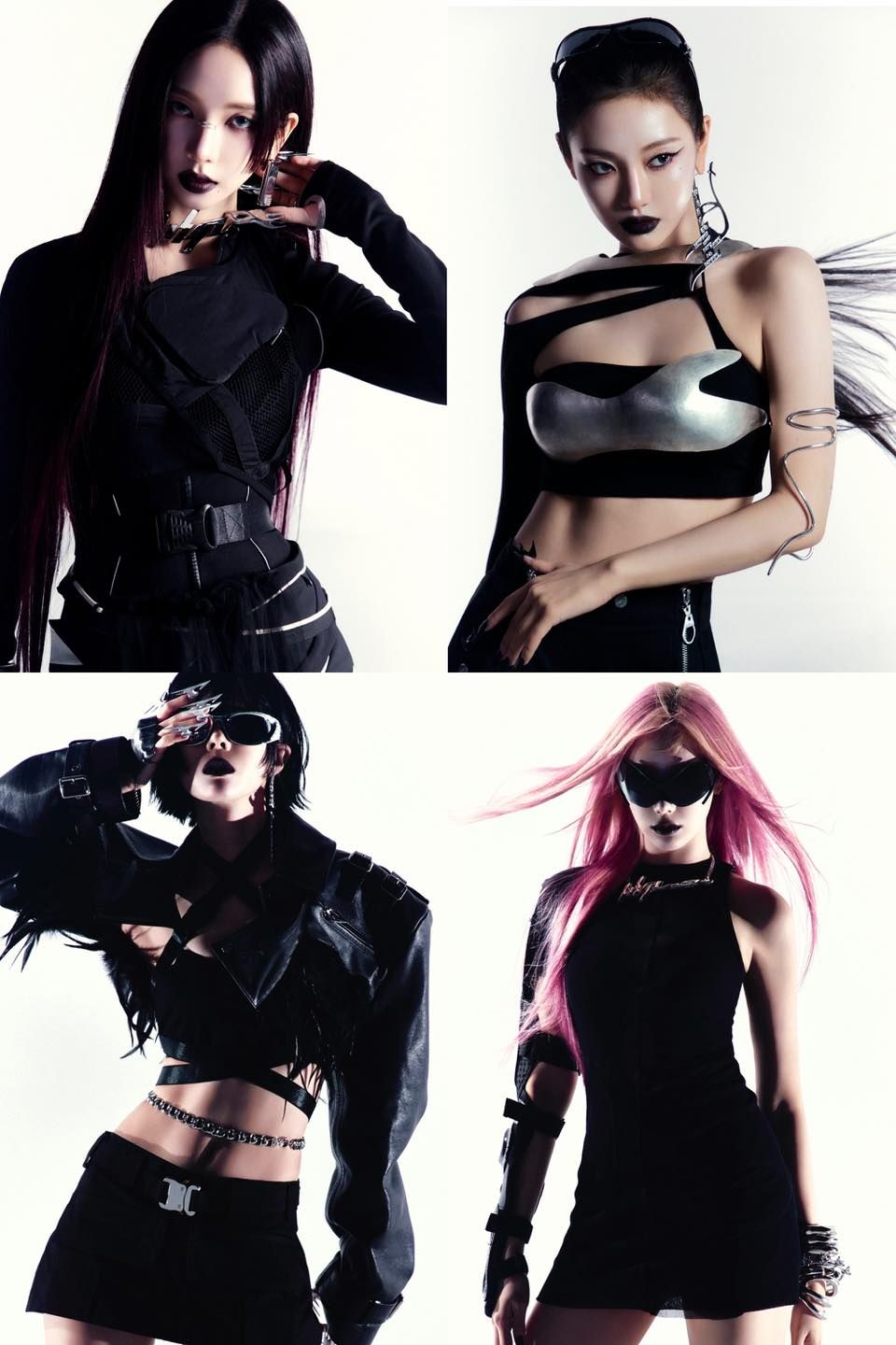 女團aespa迷你5輯《Whiplash》回歸！全員Y3K造型未來感爆棚，一上架空降排行榜前十！-4