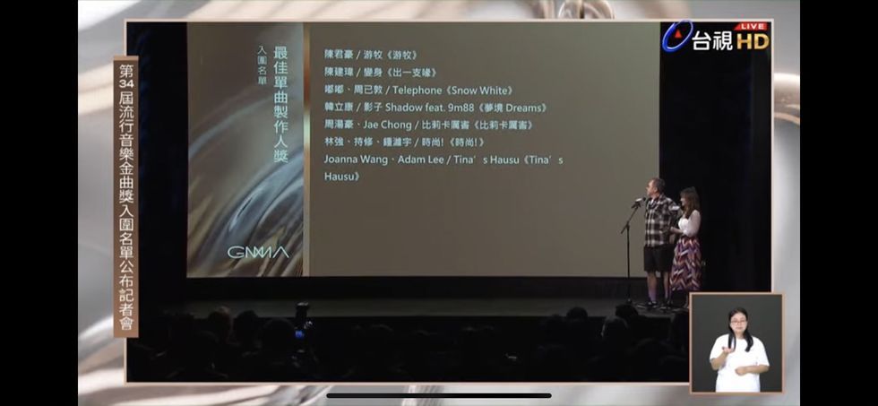 【金曲34】2023年第34屆金曲獎完整「入圍名單」公布！吳青峰、熱狗角逐歌王，徐家瑩、A-Lin爭歌后！-19