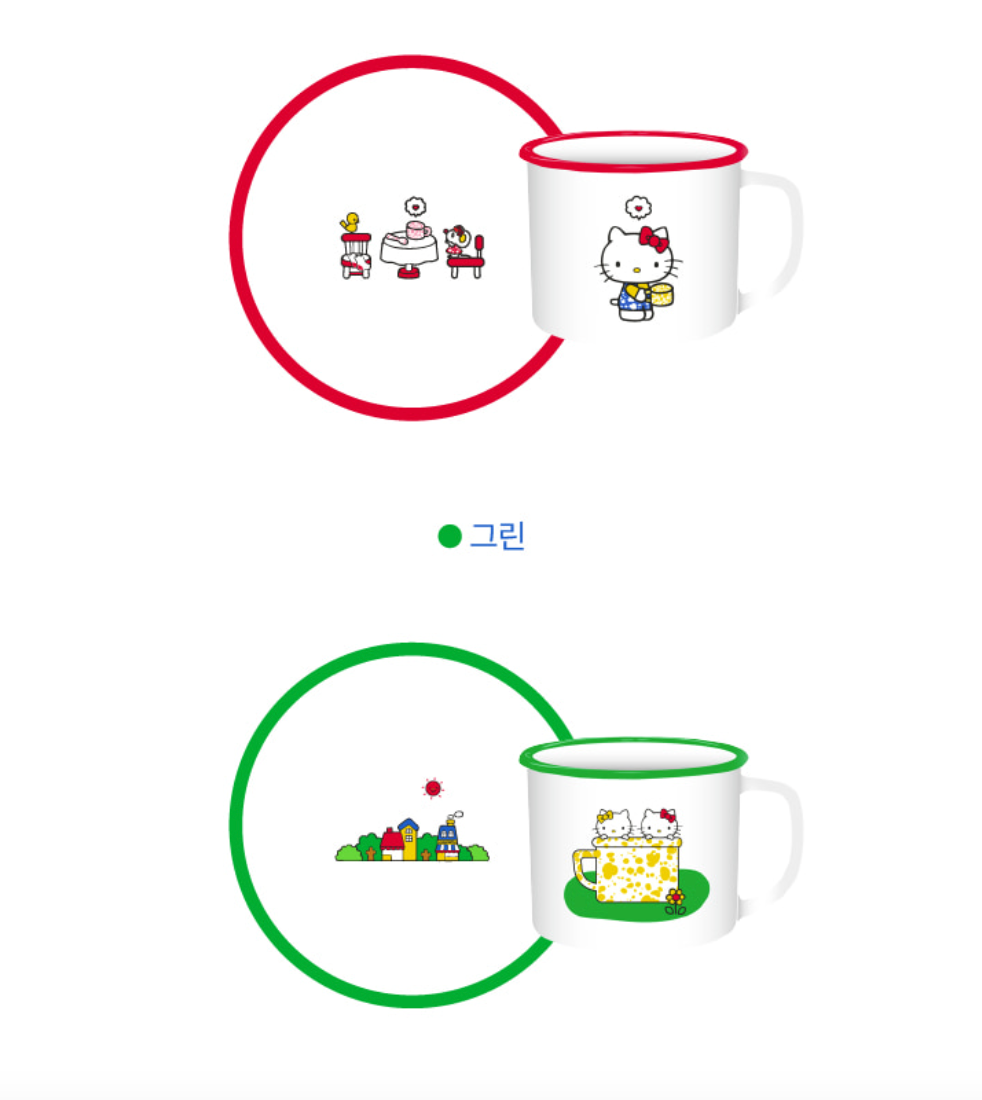 可愛發瘋！韓國開賣Hello Kitty聯名餐具、「呆萌Kitty磁鐵+馬克杯&奶油黃盤子」韓妞都在搶！-14