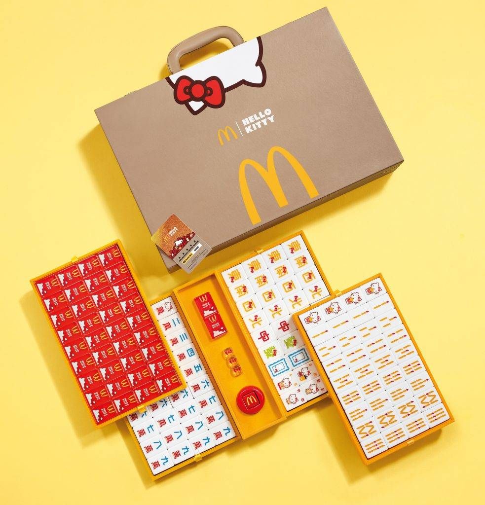 香港麥當勞推出Hello Kitty麻將組！新年限定「蝴蝶結骰子、小貓臉一筒」萌炸天！-2
