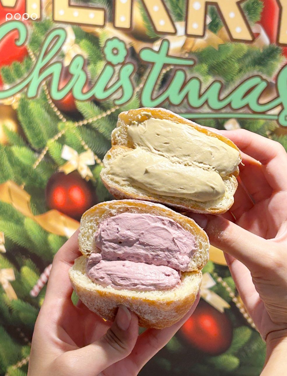 Mister Donut聖誕限定甜點來了！脆上爆紅「爆漿開心果波波隆尼、草莓熊太郎甜甜圈」全都想吃！-13