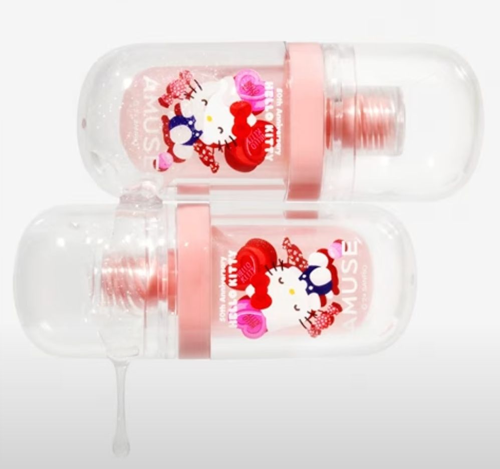 張員瑛化身凱蒂貓！AMUSE x HELLO KITTY史上最夢幻聯名彩妝，寶寶唇釉、果汁唇釉、手機唇頰霜..可愛瘋了！-8